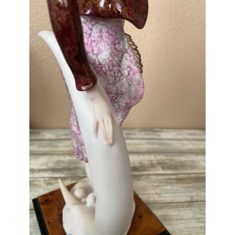 Giuseppe Armani Lady Clown with Puppet 1990s Capodimonte Italy 743C - No Box - Picture 15 of 16